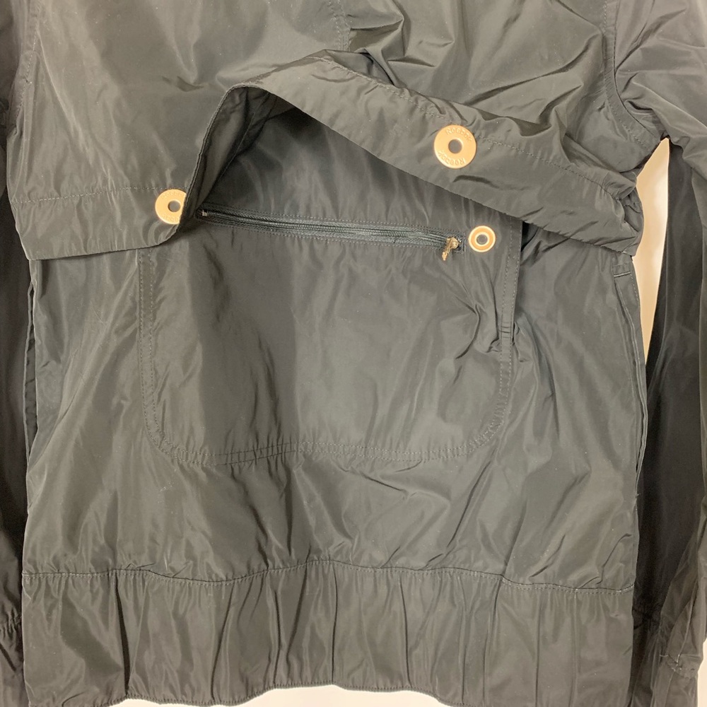 Reebok Black Full Zip Windbreaker Jacket - Picture 6 of 8